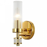 Бра Favourite Aesthetic 2673-1W цвет плафона/подвески Прозрачный, цвет арматуры Золото-1