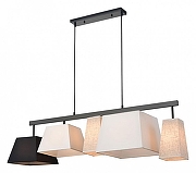 Подвесной светильник Velante 268 268-023-05 цвет плафона/подвески Белый, Бежевый, Черный, цвет арматуры Черный-1