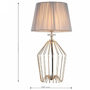 Настольная лампа Favourite Sade 2690-1T цвет плафона/подвески Серый, цвет арматуры Золото-1