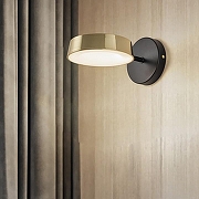 Бра Arte Milano Ferrara-71079 271079/1B BK/GD цвет плафона/подвески Золото, цвет арматуры Черный-2