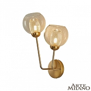 Бра Arte Milano Neapolis-72880 272880/2B GD цвет плафона/подвески Оранжевый, цвет арматуры Золото-1