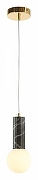 Подвесной светильник Favourite Fest 2749-1P цвет плафона/подвески Белый, цвет арматуры Золото, Черный-1