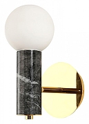 Бра Favourite Fest 2749-1W цвет плафона/подвески Белый, цвет арматуры Золото, Черный