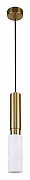 Подвесной светильник Favourite Decus 2761-1P цвет плафона/подвески Латунь, Белый, цвет арматуры Латунь-1
