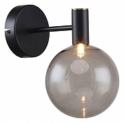 Бра Favourite Eternity 2766-1W цвет плафона/подвески Серый, цвет арматуры Латунь, Черный-1