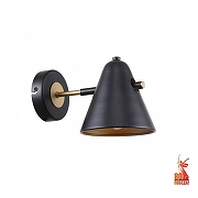 Бра F-promo Rigor 2844-1W цвет плафона/подвески Черный, цвет арматуры Черный