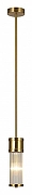 Светильник на штанге Favourite Mirabili 2850-1P цвет плафона/подвески Прозрачный, цвет арматуры Латунь