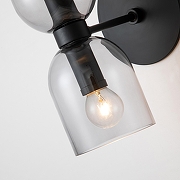 Бра Favourite Amusing 2877-1W цвет плафона/подвески Светло-серый, цвет арматуры Черный-2