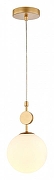 Подвесной светильник Favourite Absolute 2928-1P цвет плафона/подвески Опал, цвет арматуры Золото-2