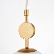 Подвесной светильник Favourite Absolute 2928-1P цвет плафона/подвески Опал, цвет арматуры Золото-5