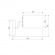 Бра Eurosvet Pallada 293/1 цвет плафона/подвески Бронза, цвет арматуры Бронза-10