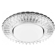 Встраиваемый светильник Feron CD4025 29539 цвет Прозрачный, Хром