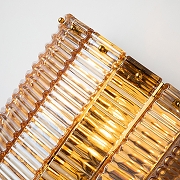 Накладной светильник Favourite Prestige 2973-2W цвет плафона/подвески Янтарный, цвет арматуры Золото-2