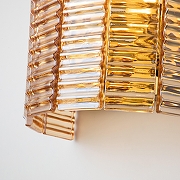 Накладной светильник Favourite Prestige 2973-2W цвет плафона/подвески Янтарный, цвет арматуры Золото-3