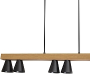 Подвесной светильник Favourite Piffero 2984-6P цвет плафона/подвески Черный, цвет арматуры Коричневый, Черный-2