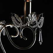 Торшер Chiaro Валенсия 3 299042303 цвет плафона/подвески Прозрачный, цвет арматуры Серебро-2