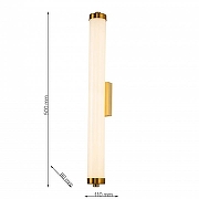 Накладной светильник Favourite Tectoria 3000-1W цвет плафона/подвески Белый, цвет арматуры Латунь-8