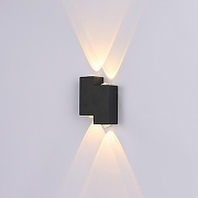 Накладной светильник Escada 30005LED 30005W/02LED цвет плафона/подвески Прозрачный, Хром, цвет арматуры Черный-1