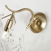 Бра Favourite Brillo 3003-1W цвет плафона/подвески Прозрачный, цвет арматуры Золото-3