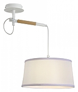 Светильник на штанге F-promo Eureka 3005-1P цвет плафона/подвески Бежевый, цвет арматуры Белый, Коричневый-3