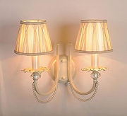 Бра Abrasax Josephine 3007/2(cream pearl) цвет плафона/подвески Бежевый, цвет арматуры Бежевый-1