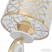 Бра Arte Milano Florentia-1237 301237/1W Wh/Gd цвет плафона/подвески Белый, Золото, цвет арматуры Белый, Золото-3