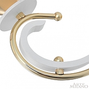 Бра Arte Milano Florentia-1237 301237/1W Wh/Gd цвет плафона/подвески Белый, Золото, цвет арматуры Белый, Золото-4