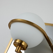 Бра Favourite Blob 3013-1W цвет плафона/подвески Белый, цвет арматуры Латунь, Хром-4