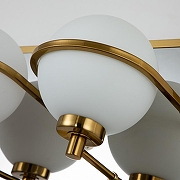 Бра Favourite Blob 3013-2W цвет плафона/подвески Белый, цвет арматуры Латунь, Хром-3