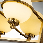 Бра Favourite Blob 3013-2W цвет плафона/подвески Белый, цвет арматуры Латунь, Хром-5