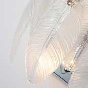 Накладной светильник Favourite Beluta 3018-2W цвет плафона/подвески Белый, Прозрачный, цвет арматуры Хром-7