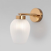 Бра Eurosvet Alva 30184/1 латунь цвет плафона/подвески Белый, цвет арматуры Латунь