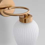 Бра Eurosvet Alva 30184/1 латунь цвет плафона/подвески Белый, цвет арматуры Латунь-3