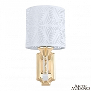 Бра Arte Milano Florentia-2097 302097/1W Wh/Gd цвет плафона/подвески Белый, цвет арматуры Белый, Золото-2