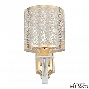 Бра Arte Milano Florentia-6067 306067/1W Wh/Gd цвет плафона/подвески Белый, Золото, цвет арматуры Белый, Золото-2