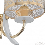 Бра Arte Milano Florentia-6067 306067/1W Wh/Gd цвет плафона/подвески Белый, Золото, цвет арматуры Белый, Золото-4