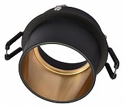 Встраиваемый светильник Favourite Rasta 3061-1C цвет плафона/подвески Черный, Золото, цвет арматуры Черный-2