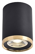 Накладной светильник Favourite Prakash 3086-1C цвет плафона/подвески Черный, Золото, цвет арматуры Черный-1