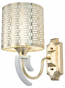 Бра Arte Milano Florentia-8857 308857/1W Wh/Gd цвет плафона/подвески Белый, Золото, цвет арматуры Белый, Золото