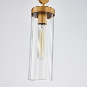 Светильник на штанге Favourite Radiales 3099-1P цвет плафона/подвески Прозрачный, цвет арматуры Золото-5