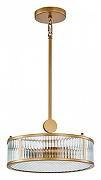 Светильник на штанге Favourite Radiales 3099-3P цвет плафона/подвески Прозрачный, цвет арматуры Золото