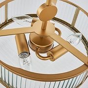 Светильник на штанге Favourite Radiales 3099-3P цвет плафона/подвески Прозрачный, цвет арматуры Золото-3