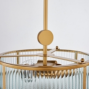 Светильник на штанге Favourite Radiales 3099-3P цвет плафона/подвески Прозрачный, цвет арматуры Золото-5