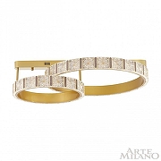 Накладной светильник Arte Milano AM-Venezia 310183/D600-D400 GD цвет плафона/подвески Золото, цвет арматуры Золото-1