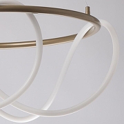 Подвесной светильник DeMarkt Толедо 4 312013201 цвет плафона/подвески Белый, цвет арматуры Золото-3