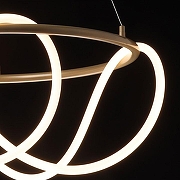 Подвесной светильник DeMarkt Толедо 4 312013201 цвет плафона/подвески Белый, цвет арматуры Золото-4