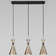 Подвесной светильник Bogate's Glustin 316/3 цвет плафона/подвески Латунь, цвет арматуры Черный