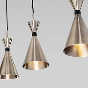 Подвесной светильник Bogate's Glustin 316/3 цвет плафона/подвески Латунь, цвет арматуры Черный-1