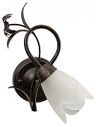 Бра MW-Light Аида 13 323023801 цвет плафона/подвески Белый, цвет арматуры Коричневый