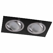 Встраиваемый светильник Feron 32641 цвет Хром, Черный